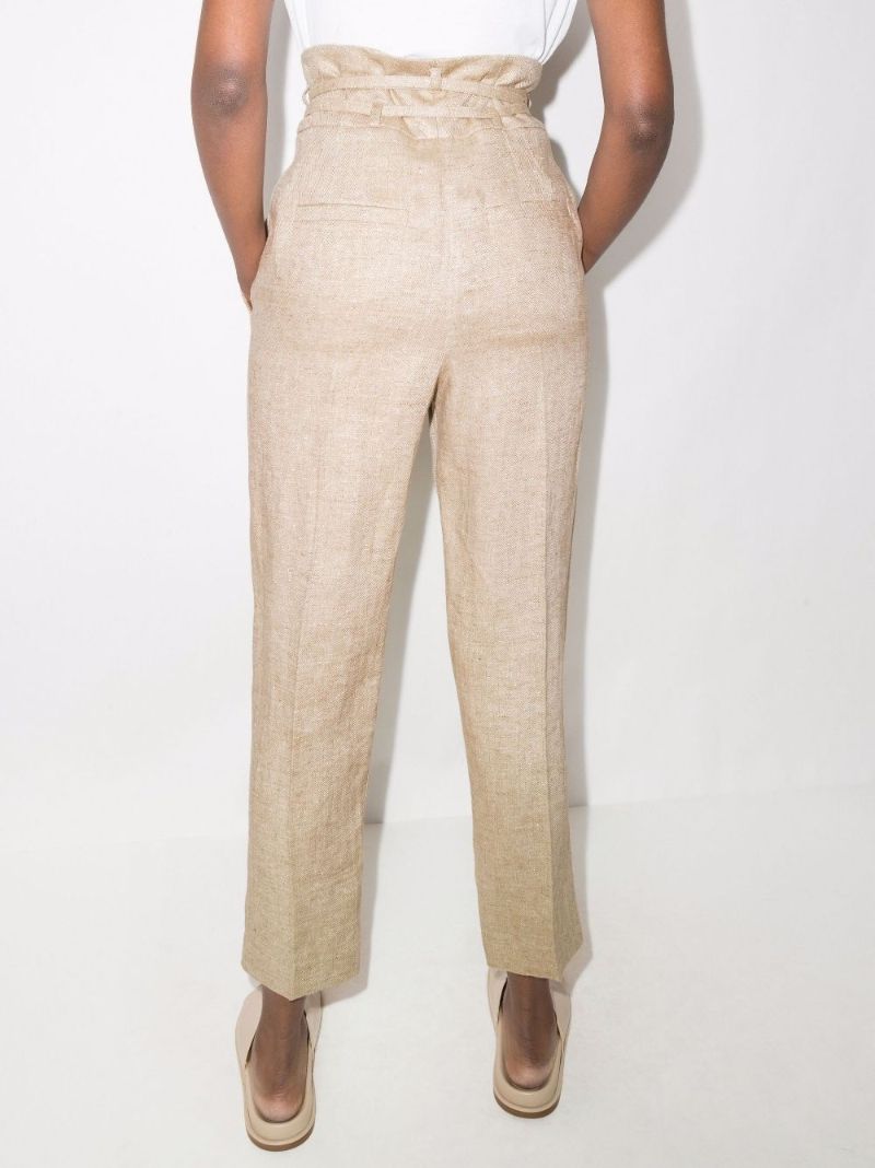 High Waist Tapered Trousers