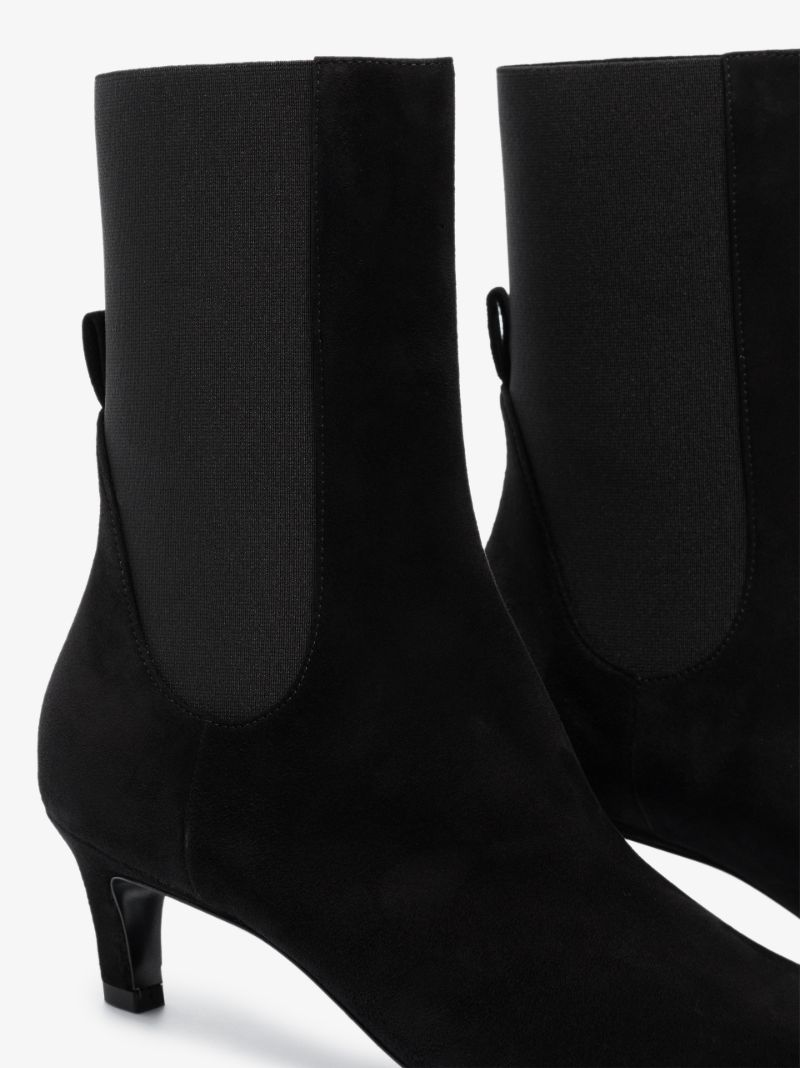 Black 60 Suede Chelsea Boots