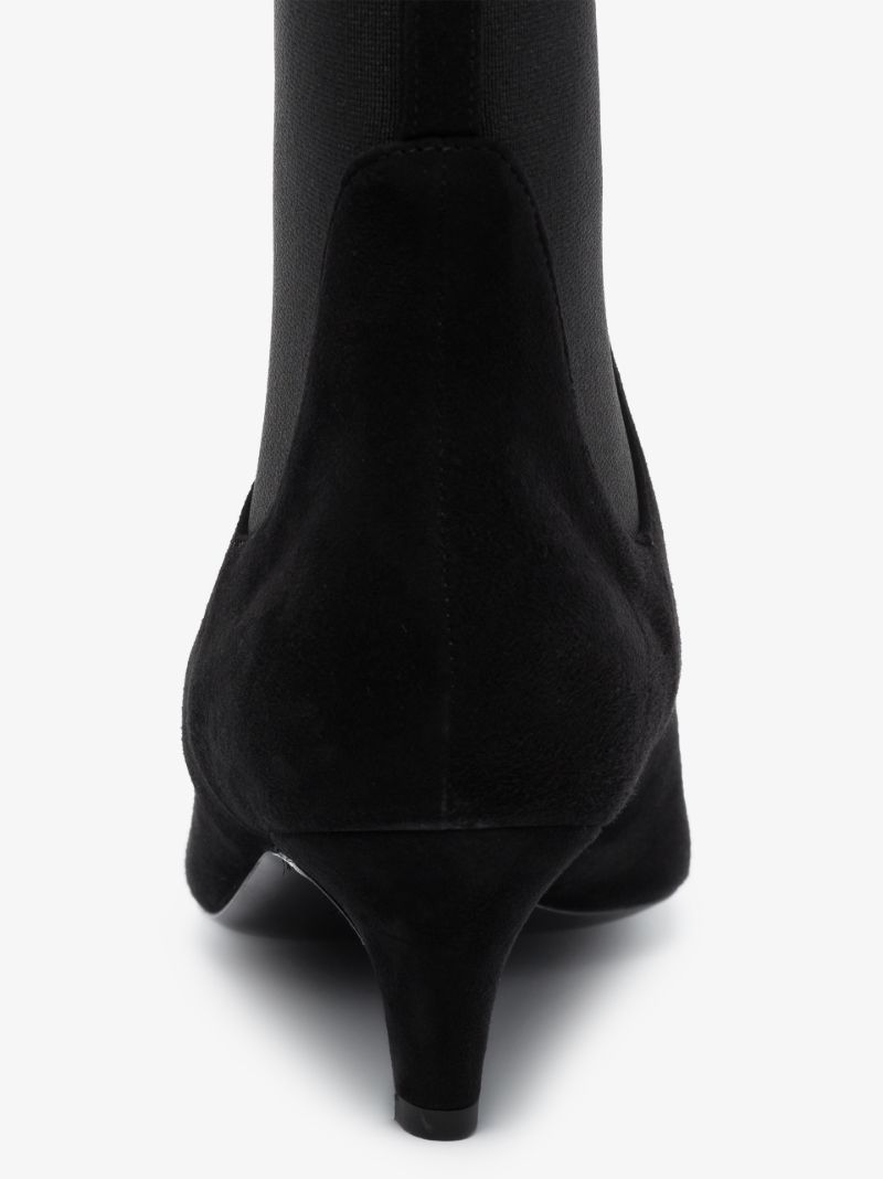 Black 60 Suede Chelsea Boots