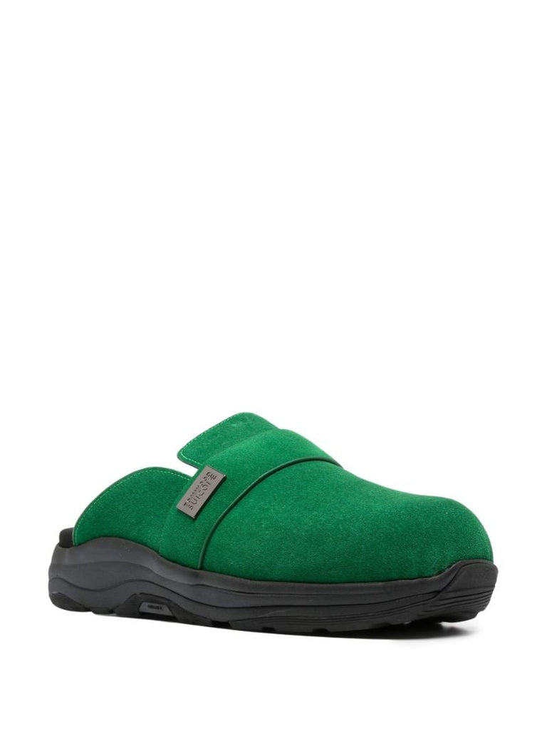 X Suicoke Green MakÃ_x0083_Â¶ Suede Clogs