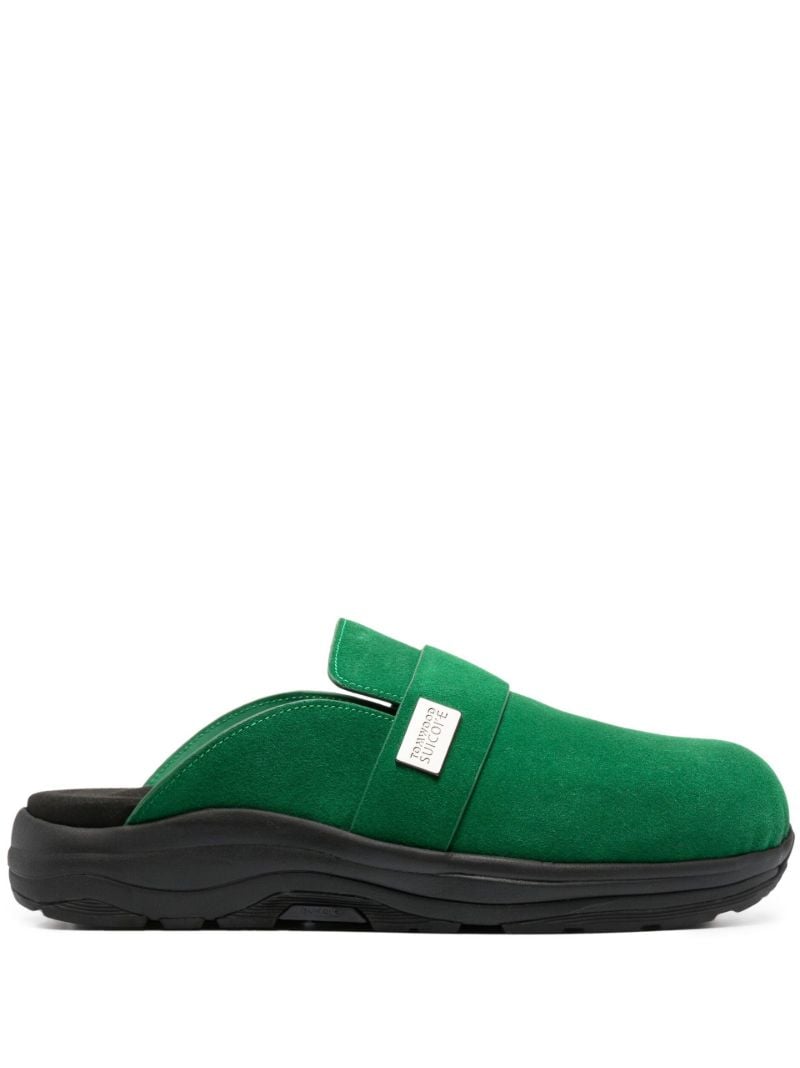 X Suicoke Green MakÃ_x0083_Â¶ Suede Clogs