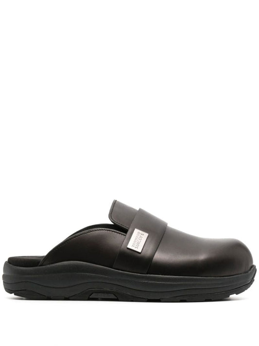 X Suicoke Black MakÃ_x0083_Â¶ Leather Mules