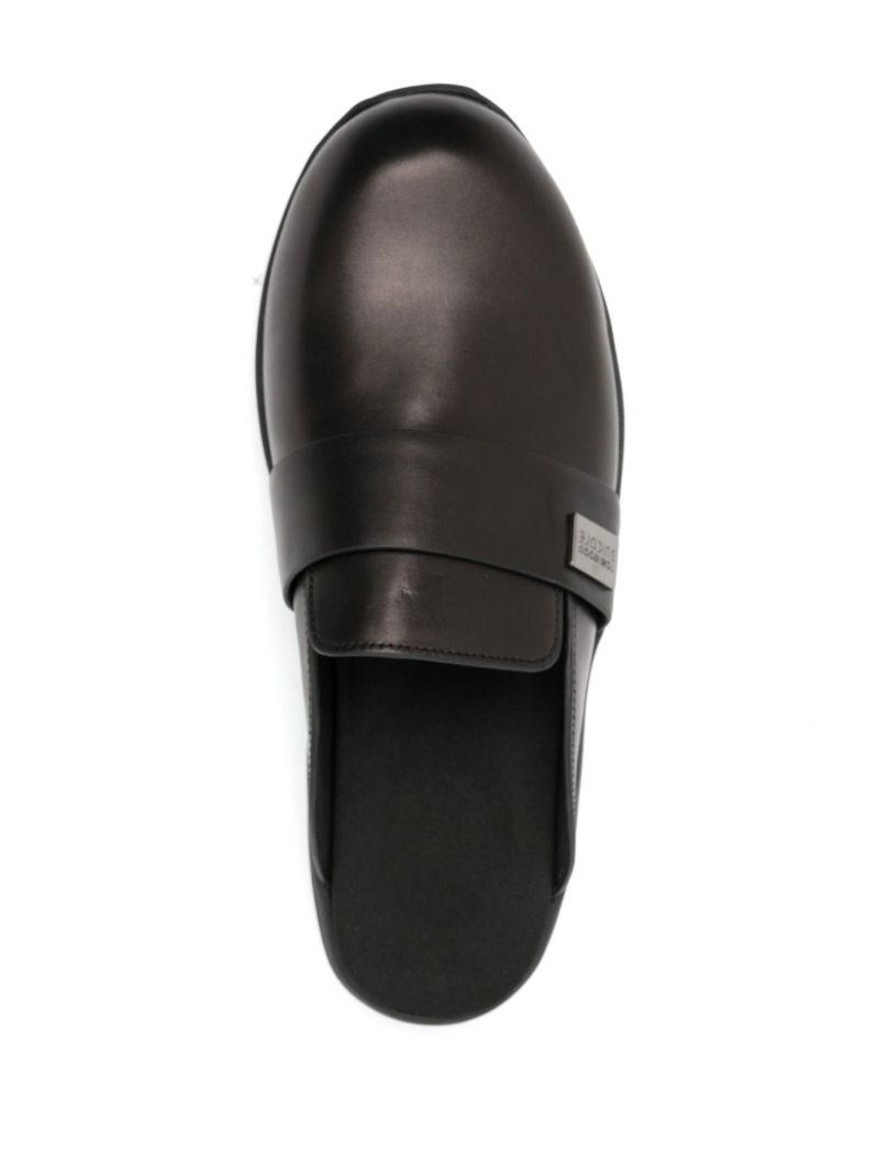 X Suicoke Black MakÃ_x0083_Â¶ Leather Mules