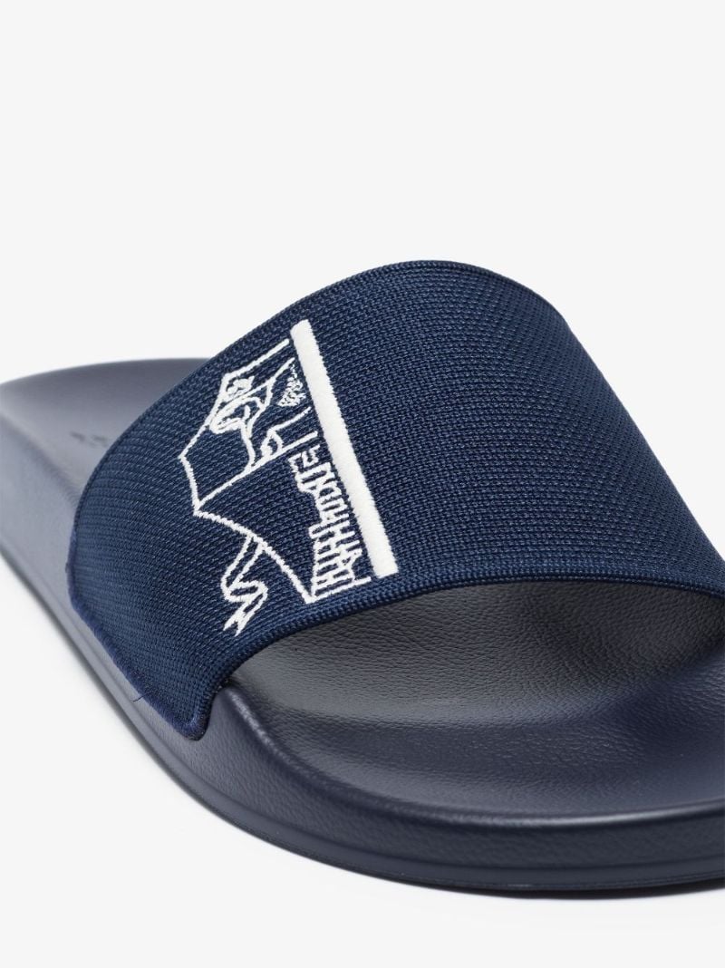 Blue Logo Print Slides