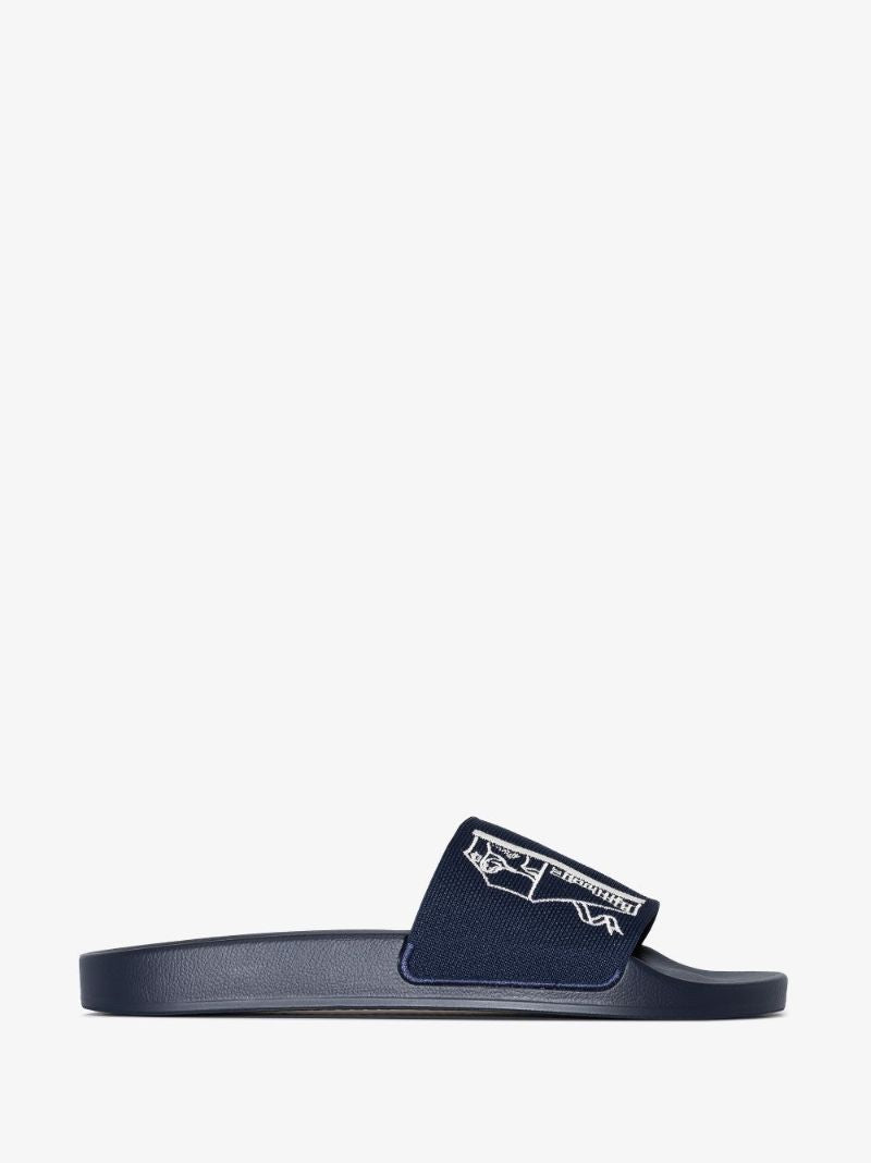 Blue Logo Print Slides