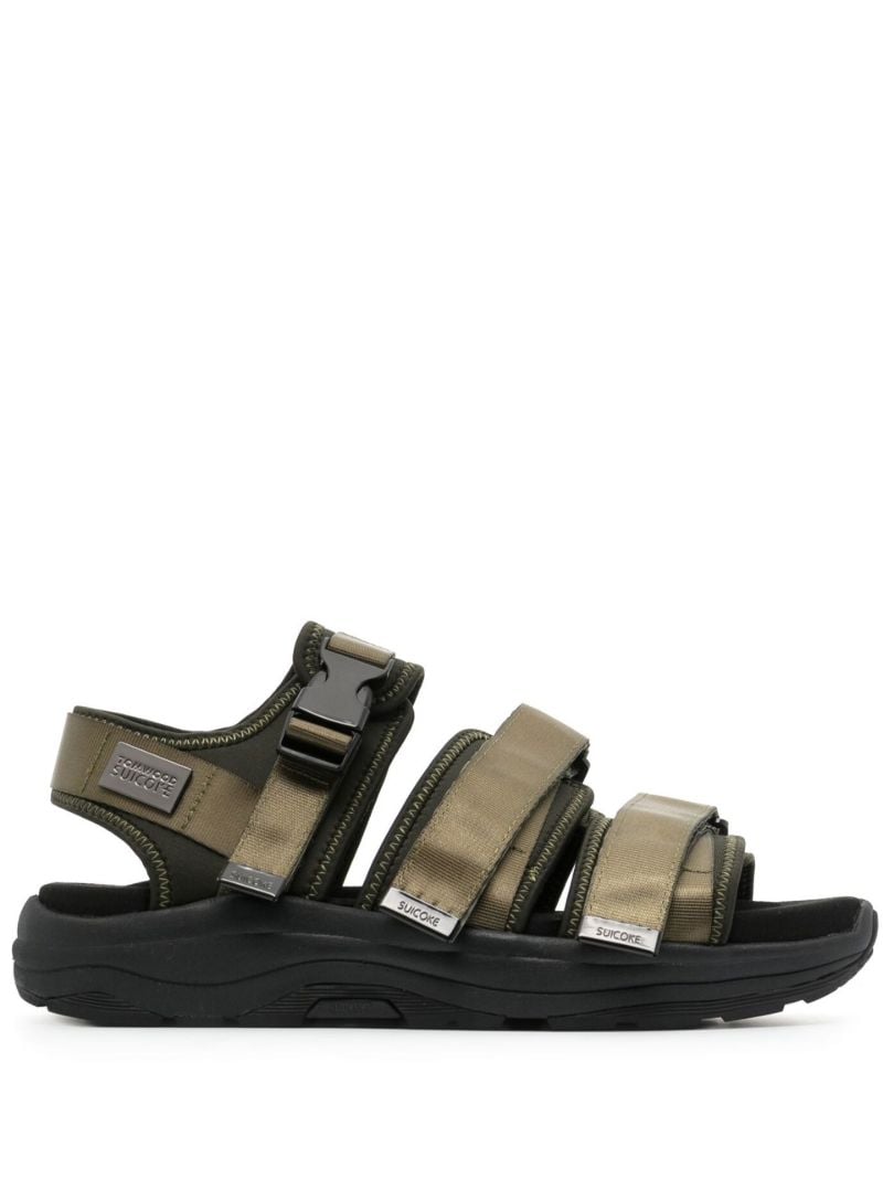 X Suicoke Green Vega Strap Sandals