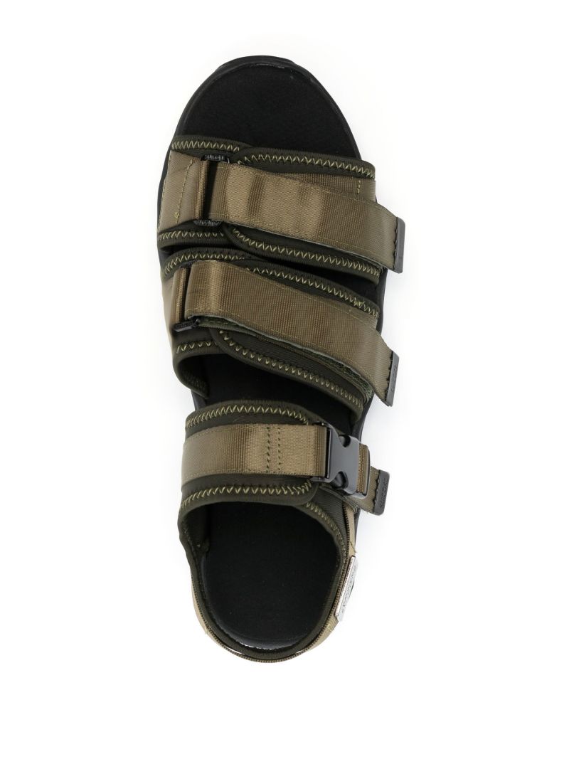 X Suicoke Green Vega Strap Sandals