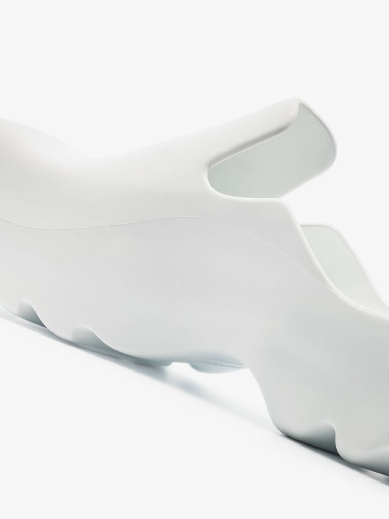 White Flash Rubber Clogs