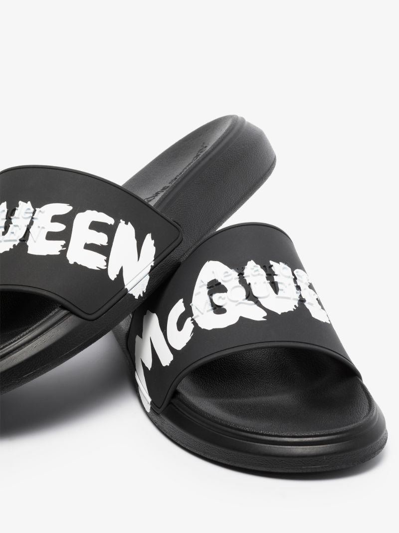 Black Graffiti Logo Slides