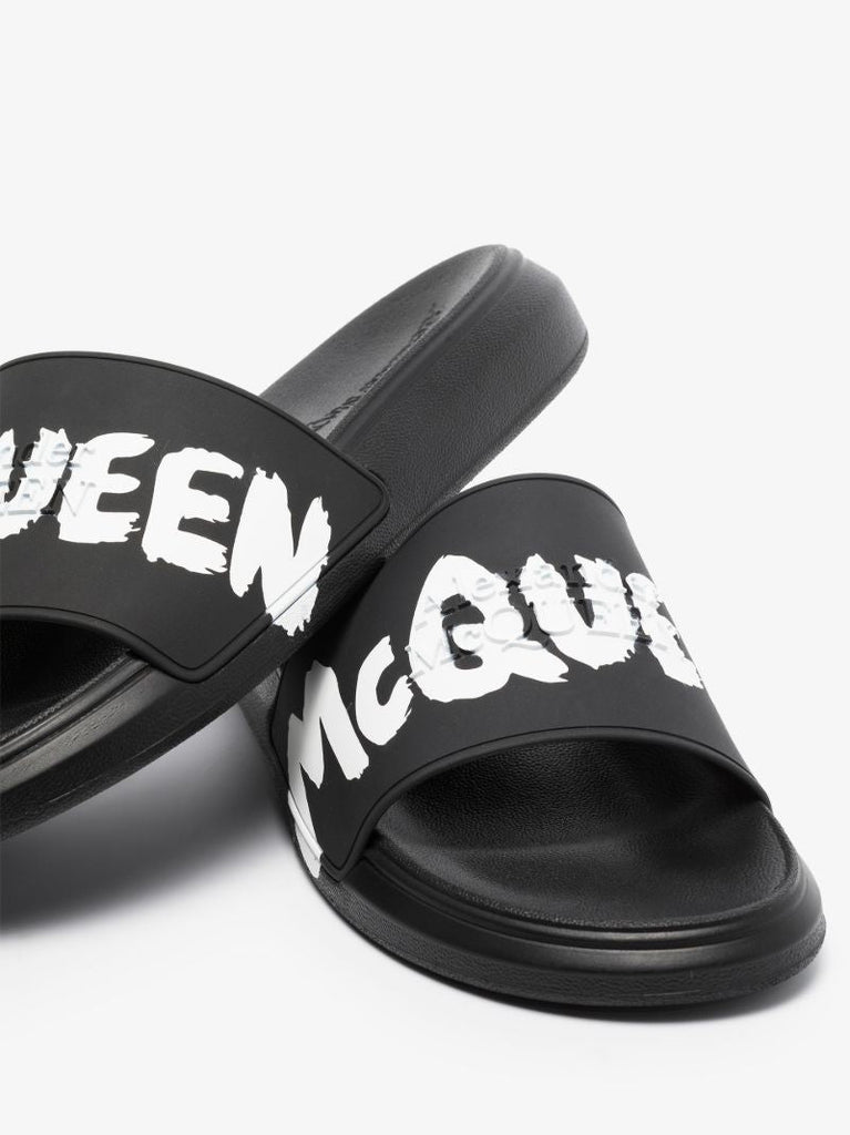 Black Graffiti Logo Slides