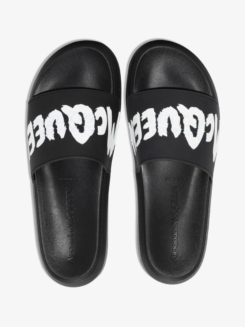 Black Graffiti Logo Slides
