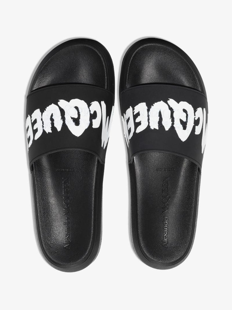 Black Graffiti Logo Slides