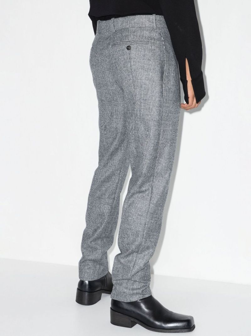 Grey Tailored Wool Trousers