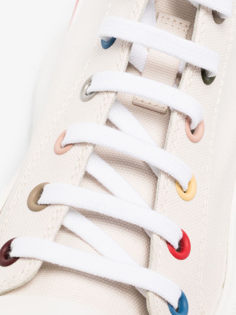 Neutral Tread Slick High Top Canvas Sneakers
