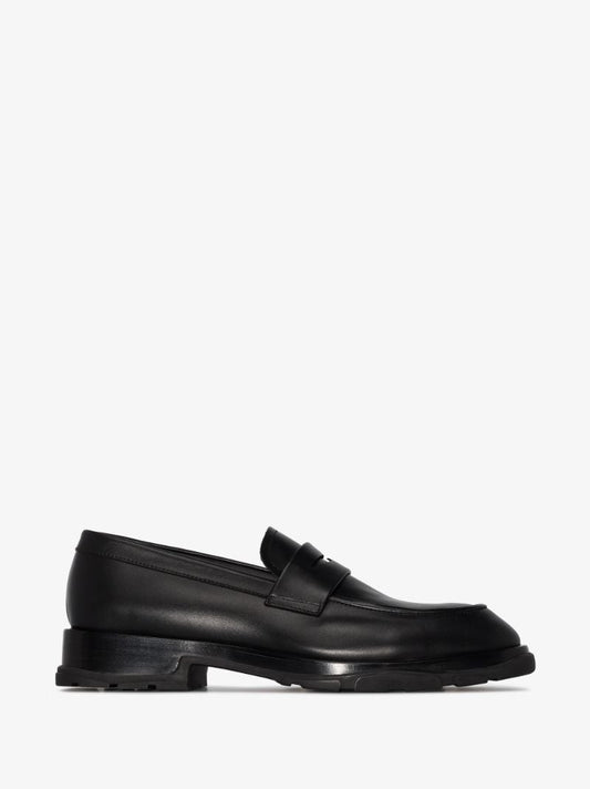 Black Formal Leather Loafers