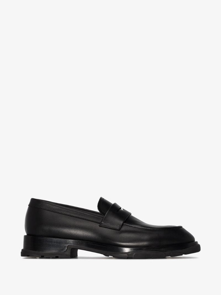 Black Formal Leather Loafers