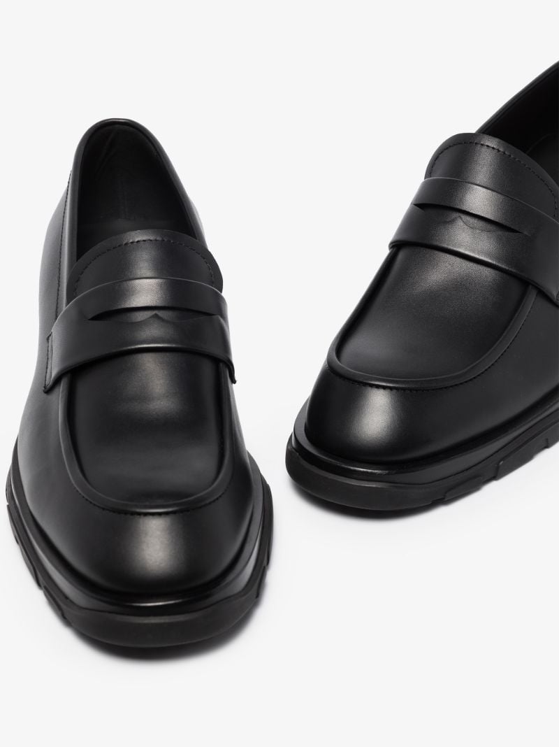 Black Formal Leather Loafers