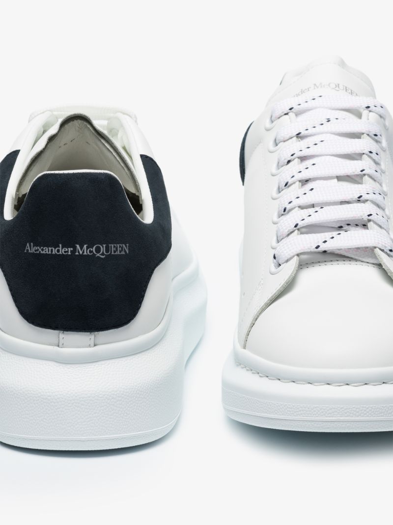 White and Black Oversized Sneakers