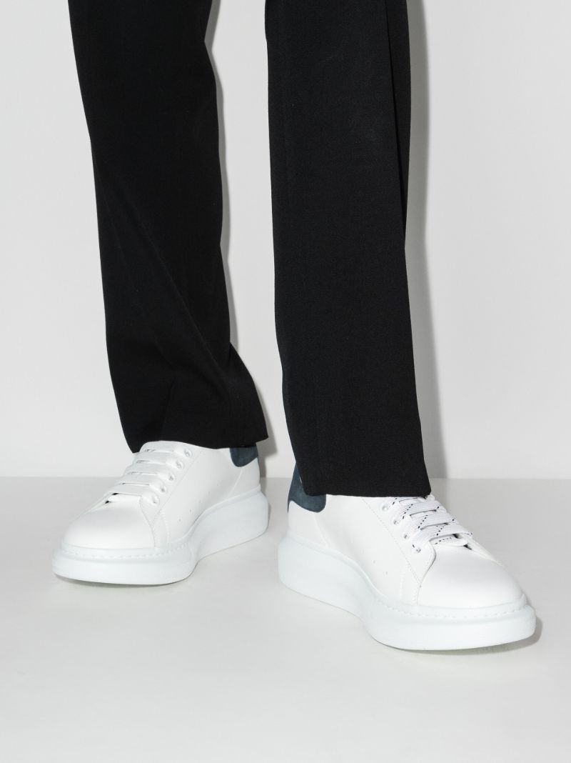 White and Black Oversized Sneakers