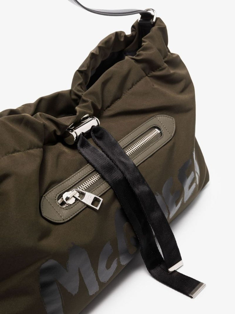 Green Bundle Graffiti Mini Cross Body Bag