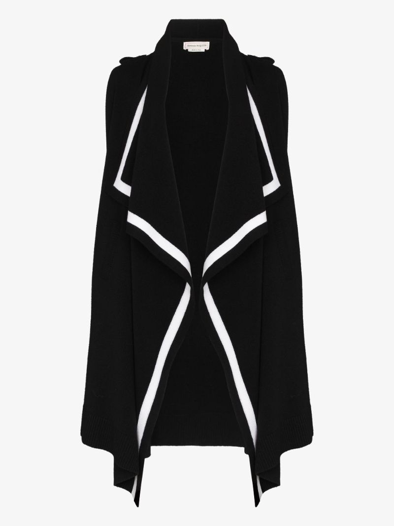 Draped Wool Coat
