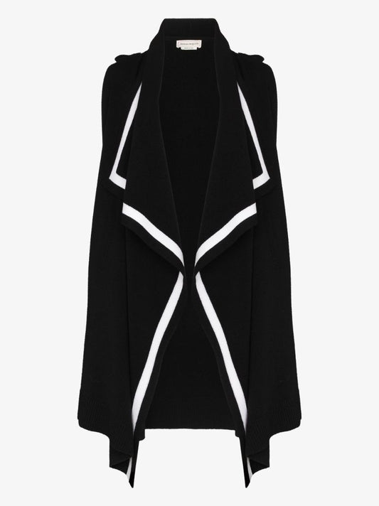 Draped Wool Coat