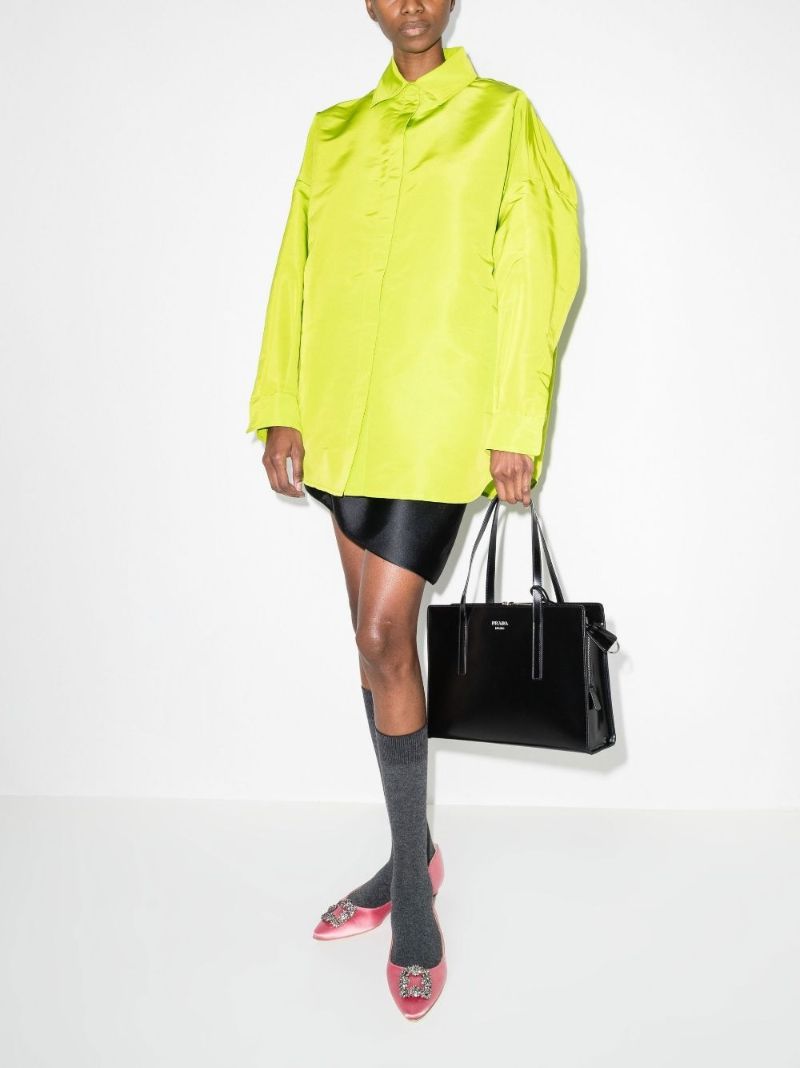 Black Re-edition 1995 Leather Tote Bag
