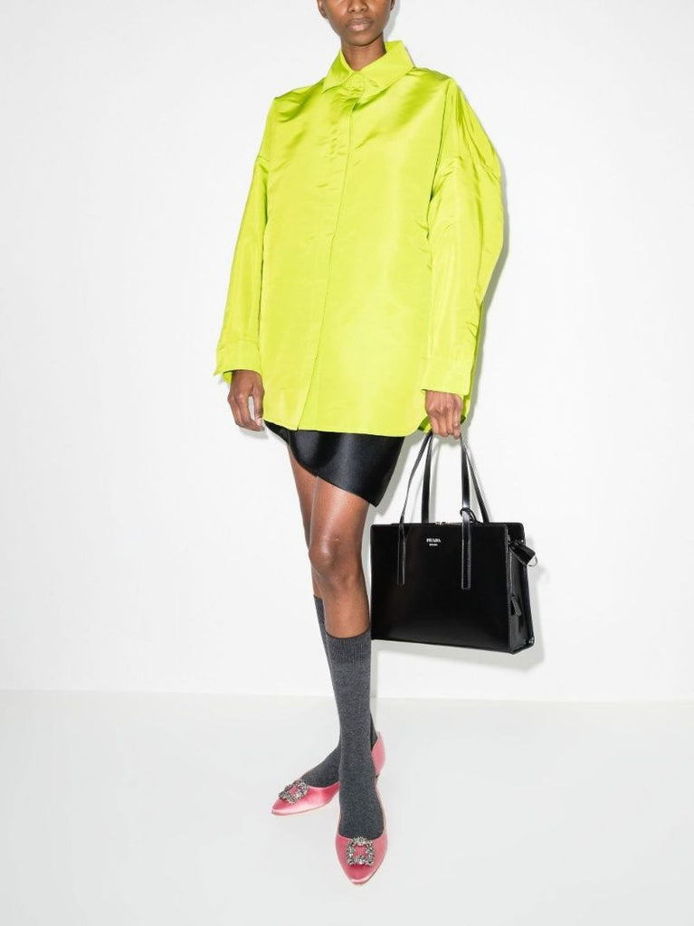 Black Re-edition 1995 Leather Tote Bag