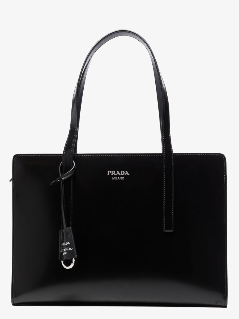 Black Re-edition 1995 Leather Tote Bag