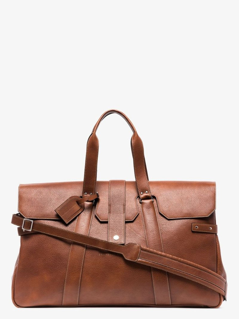 Brown Leather Holdall Bag