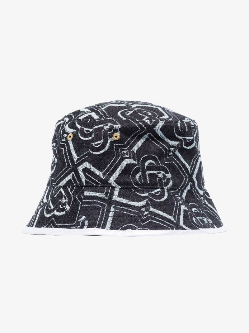 Blue Monogram Bucket Hat