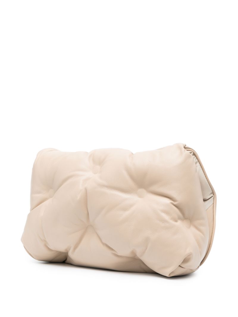 Neutral Glam Slam Quilted Shoulder Bag