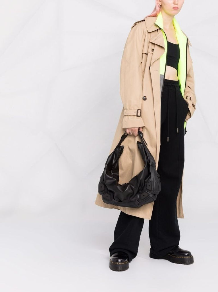Black Module 03 Half Moon Leather Shoulder Bag