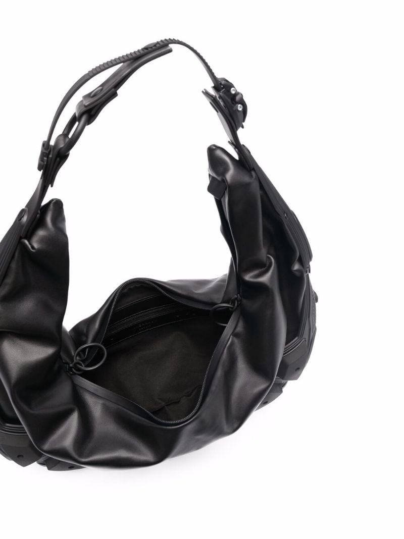 Black Module 03 Half Moon Leather Shoulder Bag