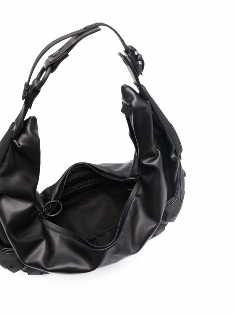 Black Module 03 Half Moon Leather Shoulder Bag
