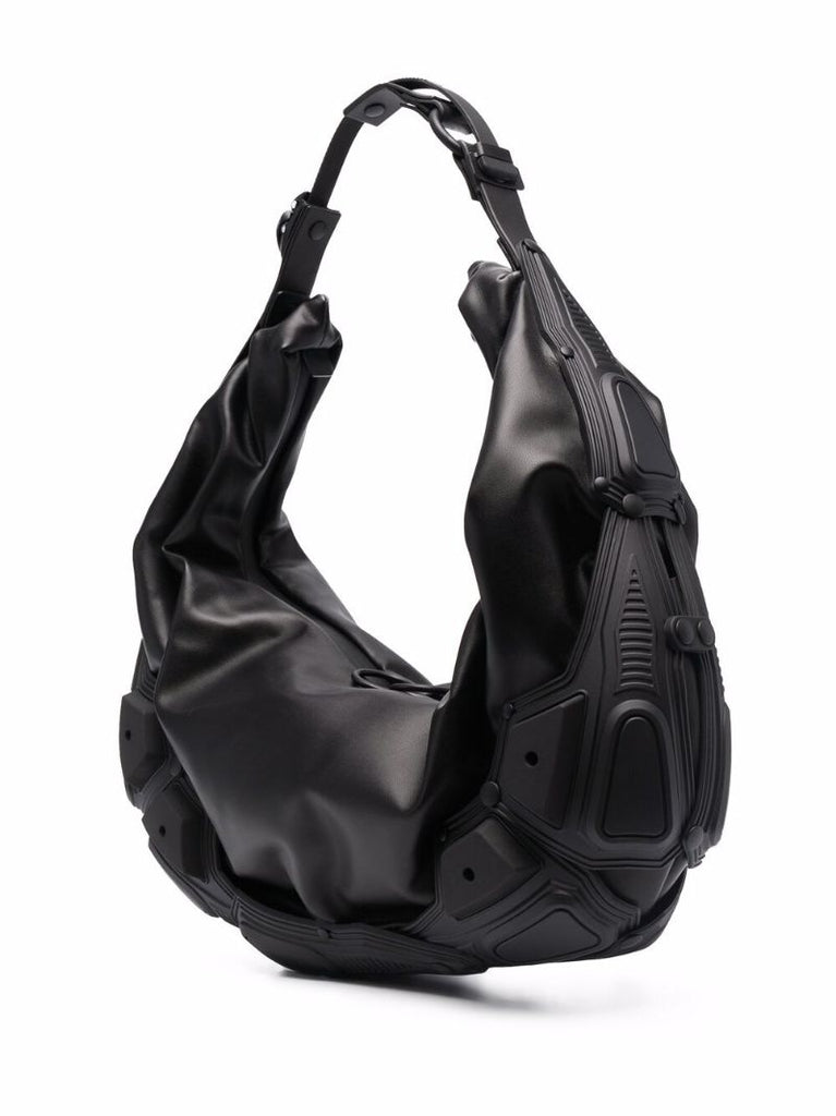 Black Module 03 Half Moon Leather Shoulder Bag