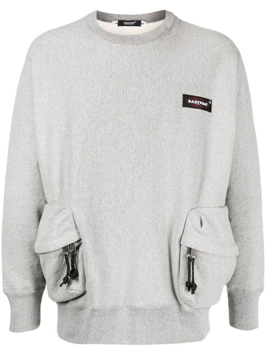 X Eastpak Grey Logo Cotton Sweatshirt