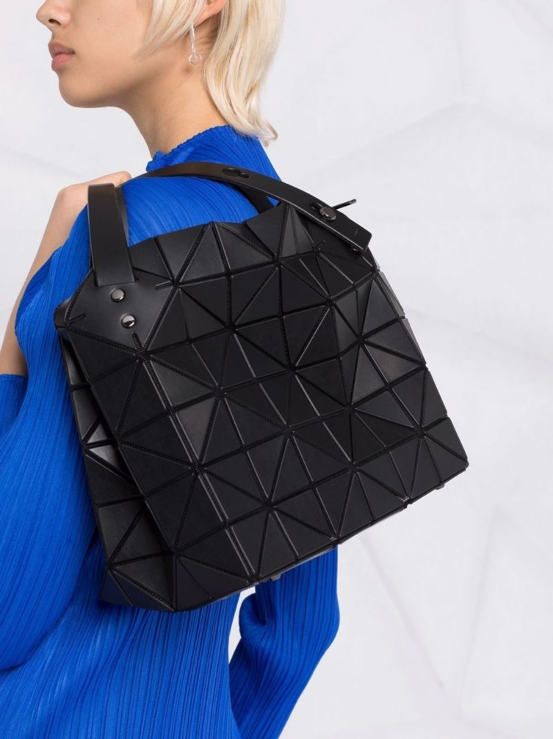 Black Tiled Tote Bag