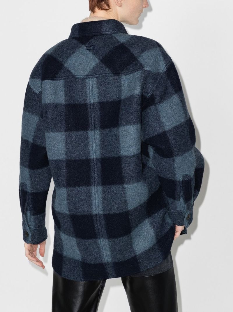 Harveli Checked Shirt Jacket