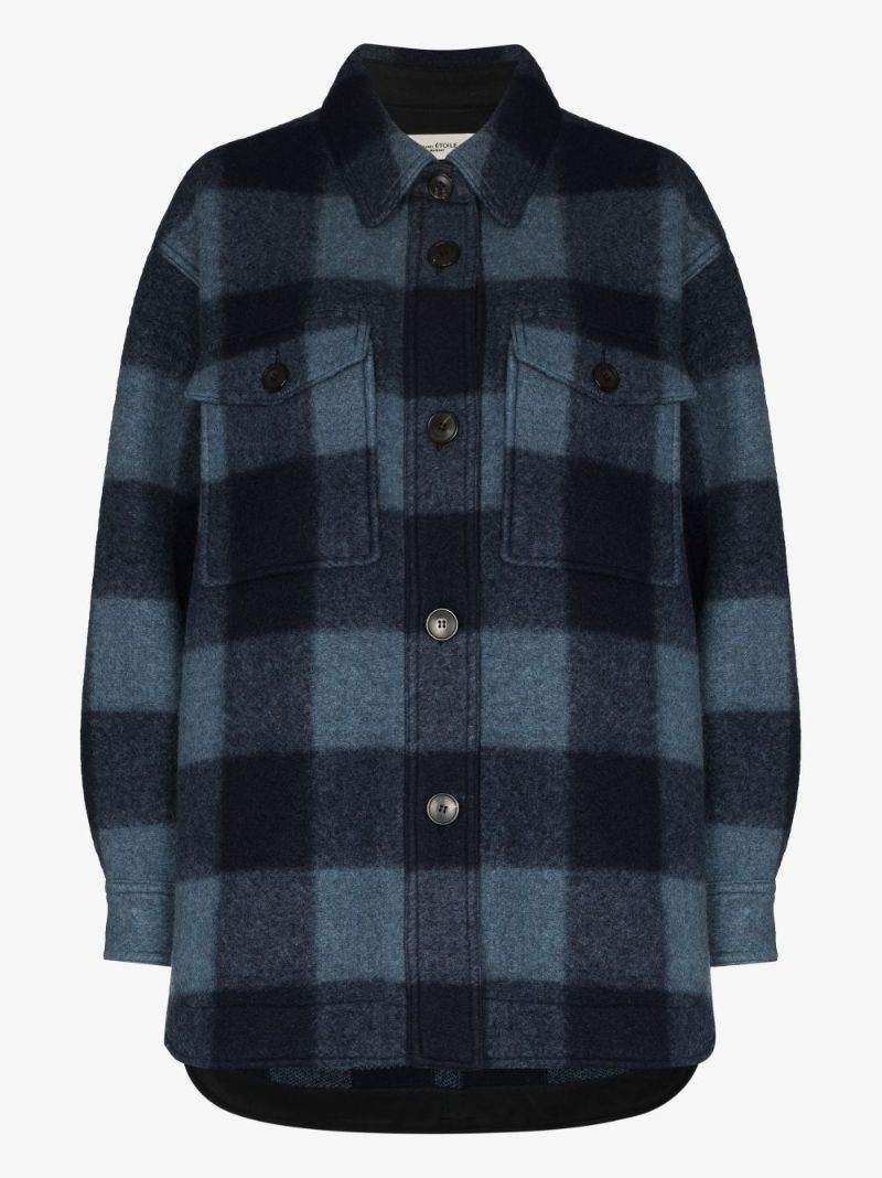 Harveli Checked Shirt Jacket