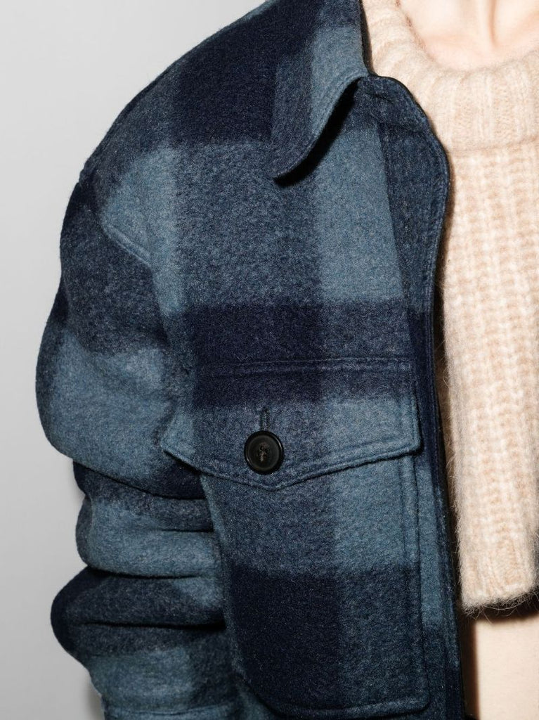 Harveli Checked Shirt Jacket