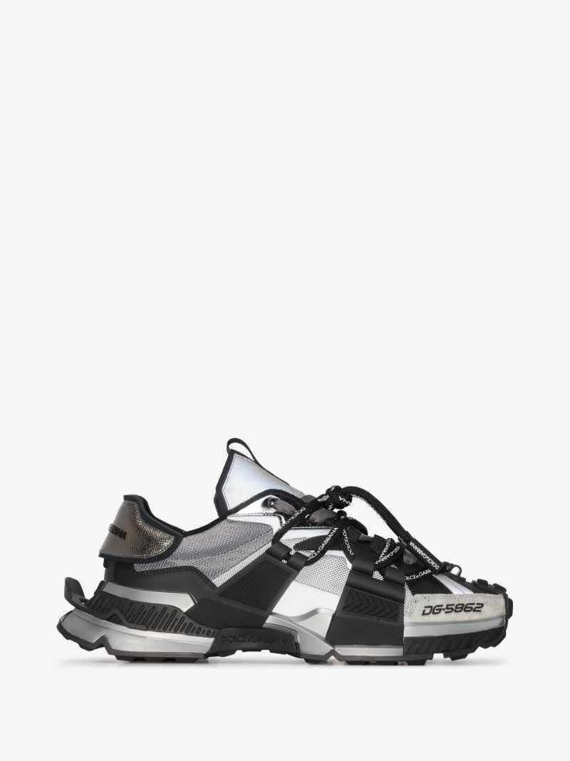 Black and Grey Space Sneakers