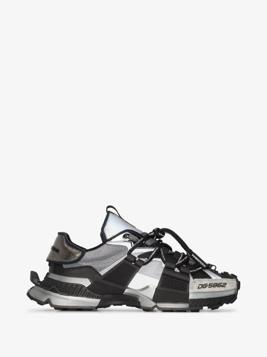 Black and Grey Space Sneakers