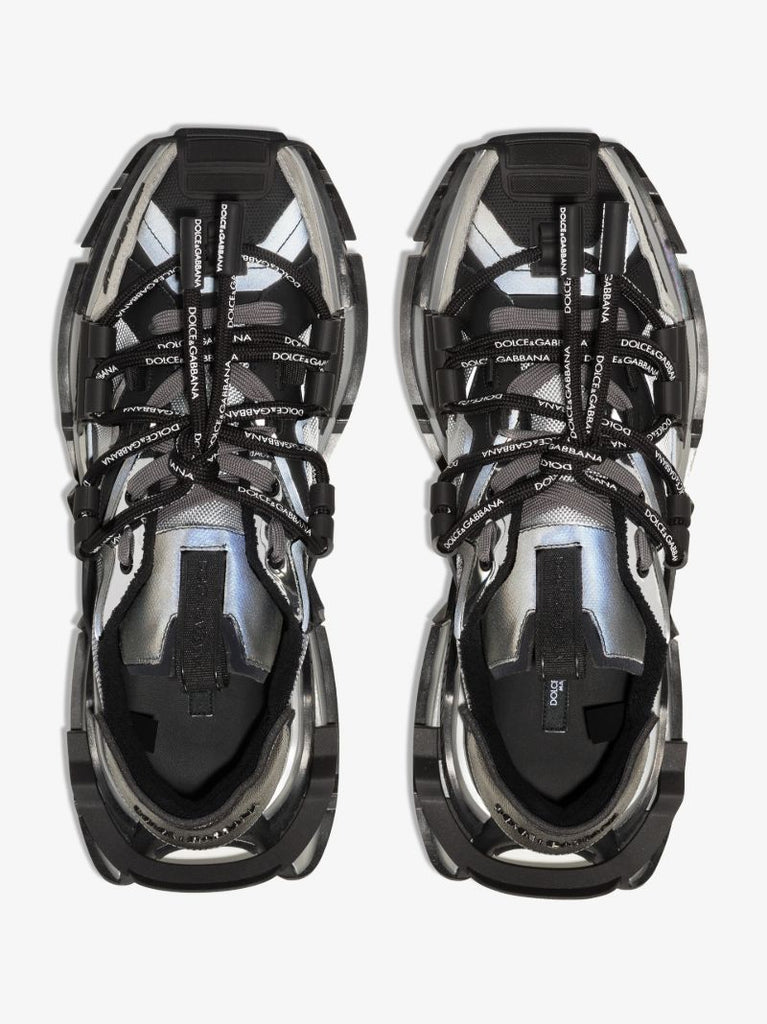 Black and Grey Space Sneakers