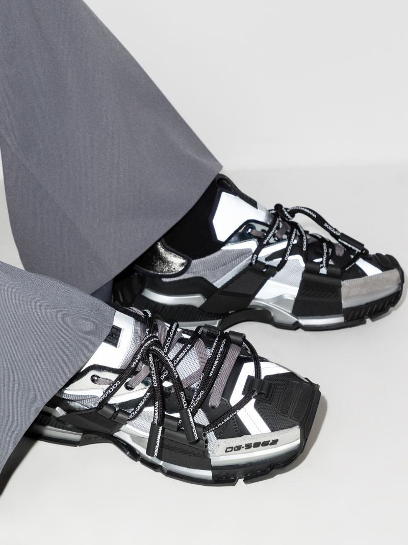 Black and Grey Space Sneakers