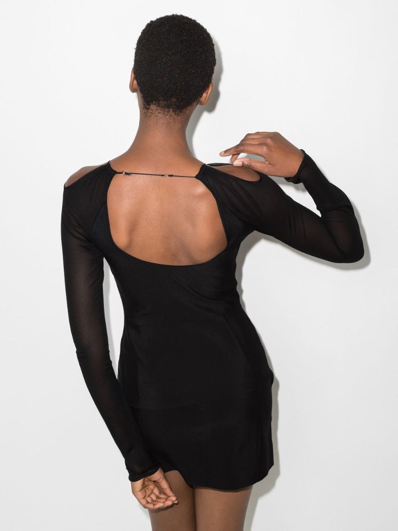 Cutout Shoulder Top