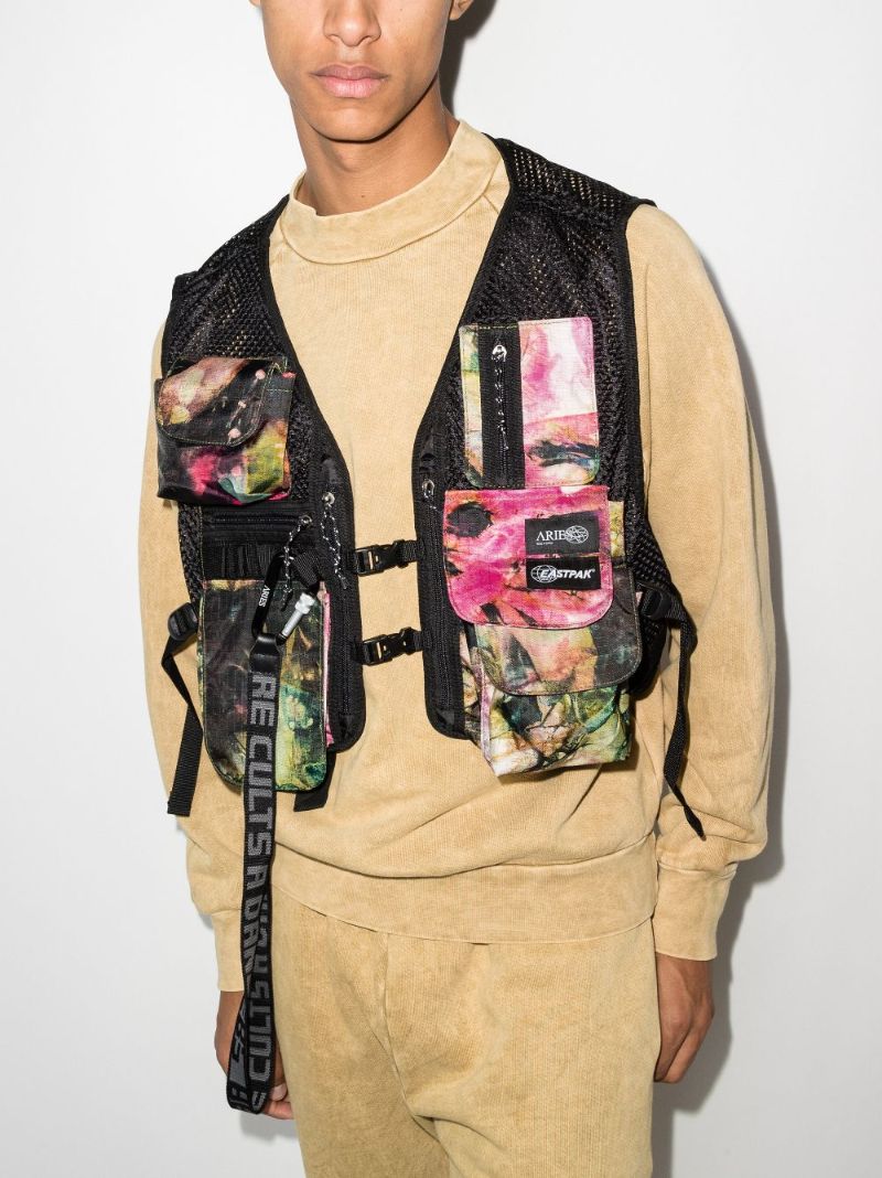 X Aries Printed Mesh Vest