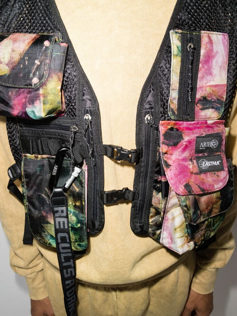 X Aries Printed Mesh Vest