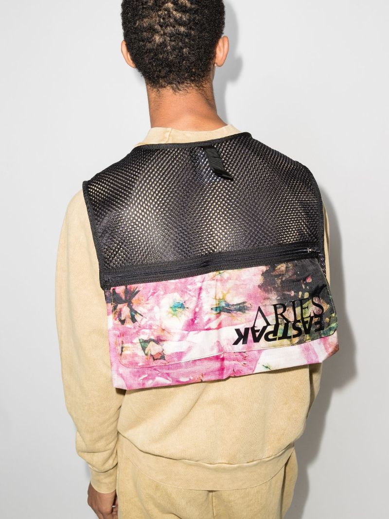 X Aries Printed Mesh Vest