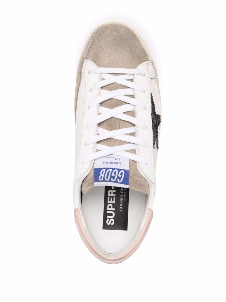 White Superstar Low Top Leather Trainers